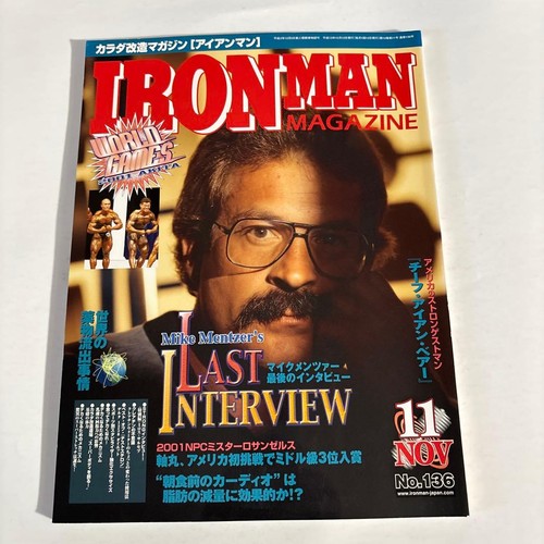 Ironman magazine nov 2001 - magazine,