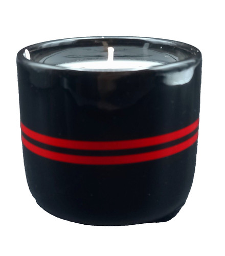Vasetto con candela profumata - candela,