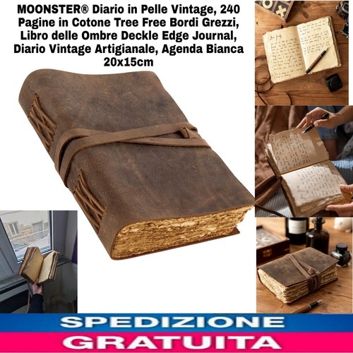 Diario pelle vintage - in,