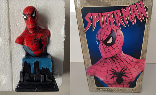 Statua spiderman red bust - statua,