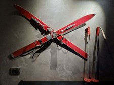 Set di sci vintage da bambino