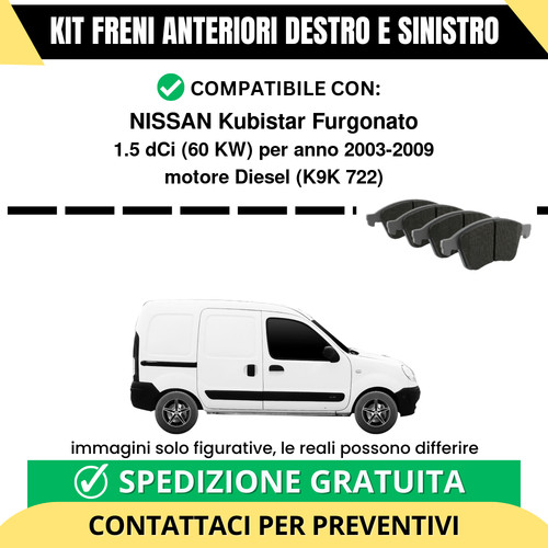Pastiglie freno anteriori per - pastiglie,