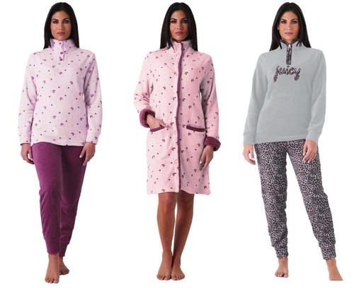 Pigiama donna invernale coral - pigiama,