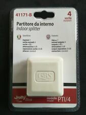 PARTITORE SPLITTER DIVISORE DA INTERNO PER SEGNALE TV TERRESTRE GBS 4 USCITE