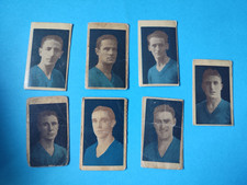 7  figurine calciatori campioni del mondo 1934 mai incollate originali