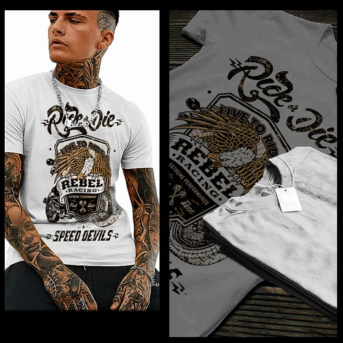 Shirt moto racing - t-shirt,