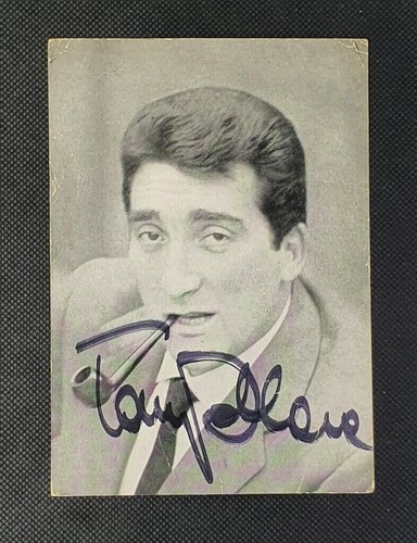 Tony dallara autografo - tony,