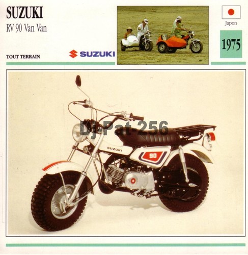 Fiche moto suzuki 90 van - :,