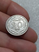Rara Moneta Italiana Da 20 Centesimi Del 1918