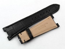Cinturino Patek Philippe Geneve NAUTILUS Pelle Alligatore Nero 25/18mm Ricambi