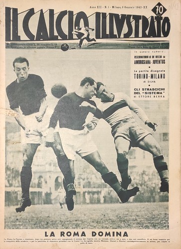 Calcio illustrato 1942 - calcio,
