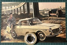 Rara Pubblicità FIAT 1200 Cabriolet del 1961