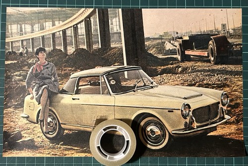 Rara pubblicità fiat 1200 - rara,