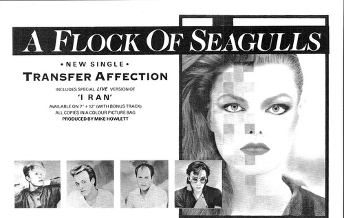 1983 advert for flock - 1983, of