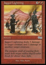 MTG JAGGED LIGHTNING EXC - FULMINE A FRAMMENTAZIONE - US - MAGIC