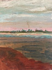 Pittura Olio Cartone 1960