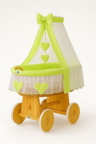 Culla vimini amelia con - culla,
