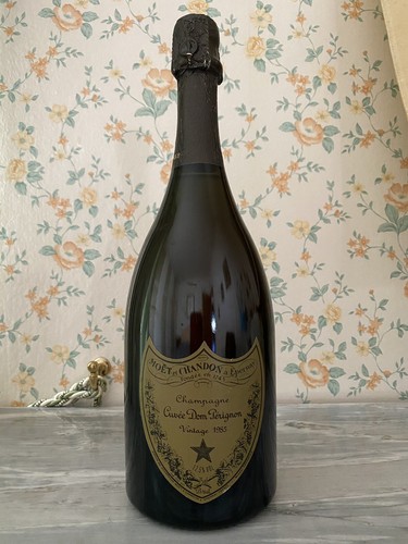 Vintage bottle dom perignon - bottle,