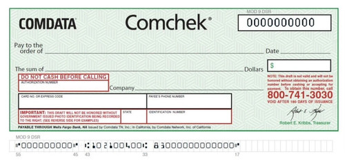 Comchek comdata bianco verde - comchek,