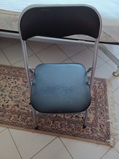 Bakaji 01819191 Sedia Imbottita Pieghevole - Nera, Set di 4