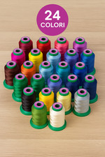 Set Completo 24 Coni Ricamo