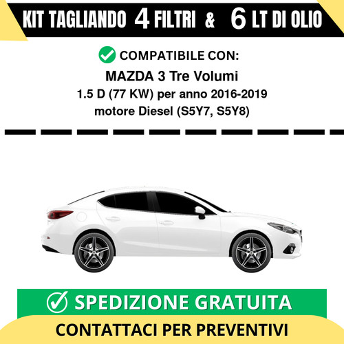 Tagliando per mazda tre - tagliando,