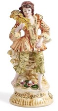 Statuina Capodimonte uomo contadino dell'800 statuetta in porcellana italiana 