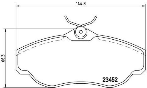 Brembo p44008 kit pastiglie - kit,