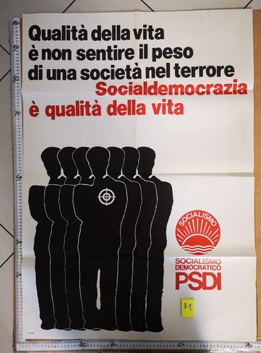 Manifesto psdi partito - psdi,