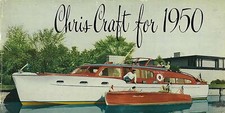 Chris Craft Boat Ad Metal Sign