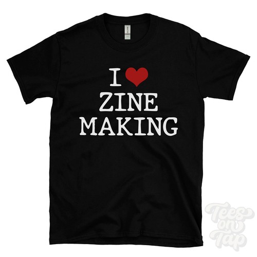 Maglietta love zine making - love,