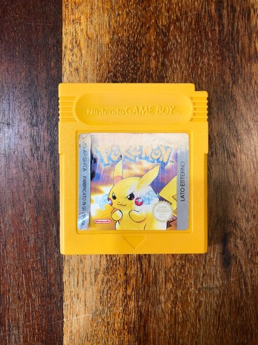 Pokémon versione gialla - versione, gb