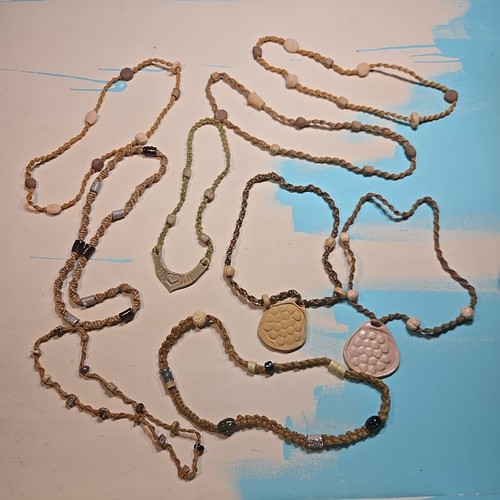 Collane perle argilla - , ceramica