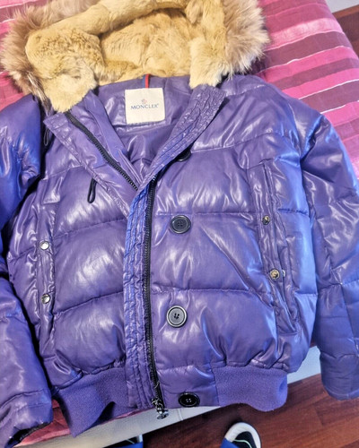 Piumino donna moncler viola
