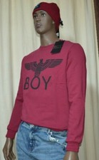 Felpa Boy London bordeaux