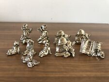 Stock Di 10 Oggetti In Metallo Argentato Decorazioni Varie CUPIDO & COMPANY