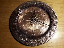 Orologio da parete in rame