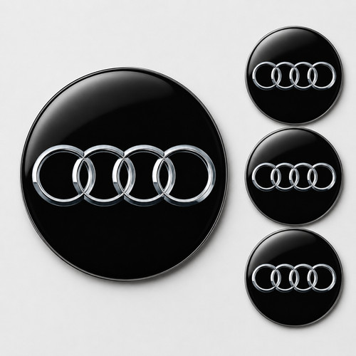 Adesivi coprimozzo audi - adesivi,
