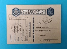 Antica franchigia Militare Seconda Guerra Mondiale Regia Nave Zara viag. 1940