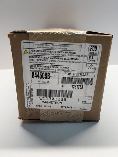 Parte magnetron whirlpool - magnetron,