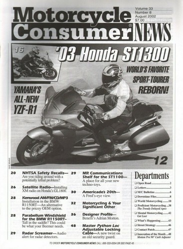 2002 august motorcycle - 2002,