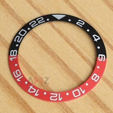 Orologio nero rosso lunetta