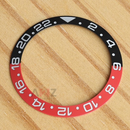 Orologio nero rosso lunetta