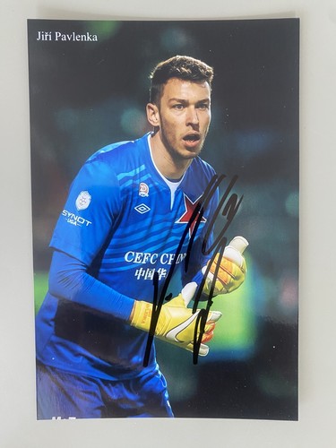 Autografo jiri pavlenka slavia - autografo,