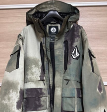 Giacca snowboard uomo mimetica Volcom usata taglia L impermeabile