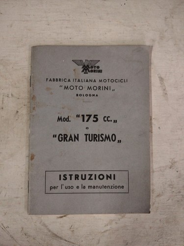 Moto morini 175 libretto - morini,