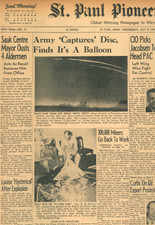 UFO Roswell Army Captures Disc Its a Balloon Roswell New Mexico July 9 1947 PW1
