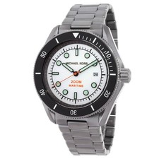 Orologio Uomo Michael Kors Maritime Quarzo Quadrante Bianco MK9163