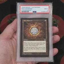 1998 Magic The Gathering Mox Diamond Stronghold PSA 9