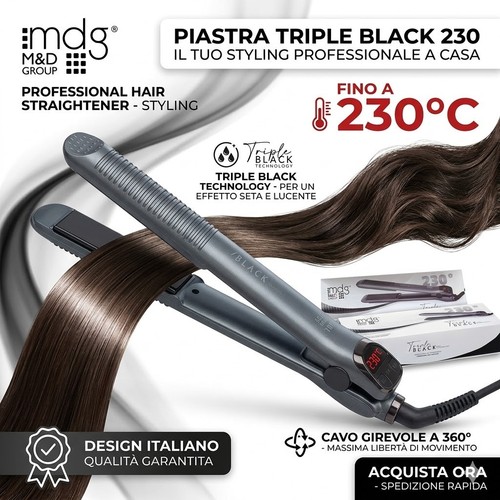 Piastra capelli mdg triple - piastra,